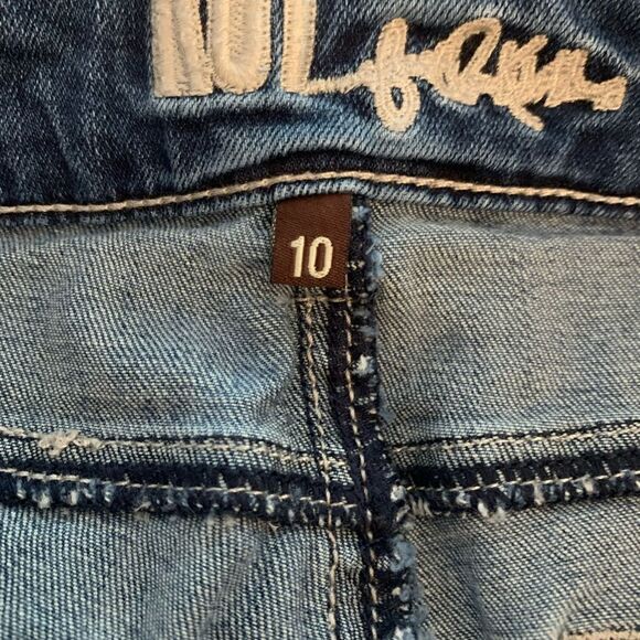 Kut from the Kloth EUC Catherine mid rise boyfriend jean frayed hen Size 10 - Picture 6 of 8